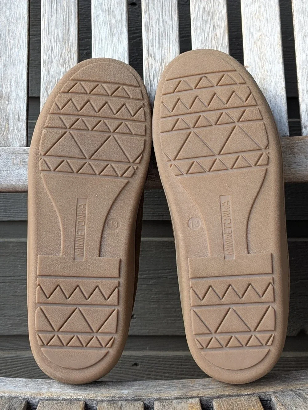 Minnetonka Men's Mankato Trapper II Slipper Brown Suede Fleece Lined Size 13M